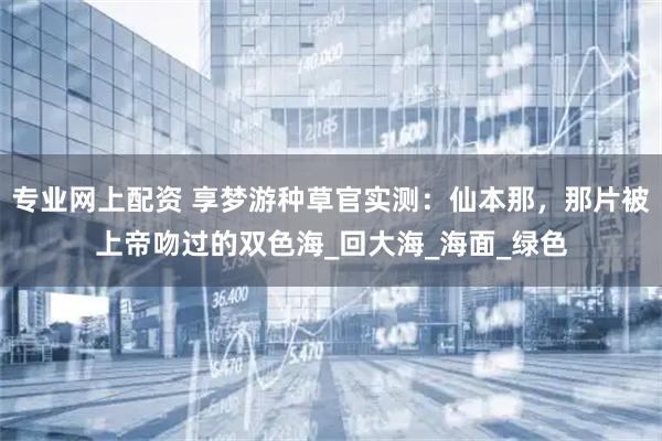 专业网上配资 享梦游种草官实测：仙本那，那片被上帝吻过的双色海_回大海_海面_绿色